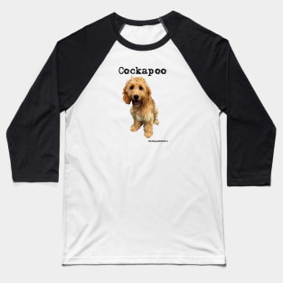 Golden Apricot Cockapoo / Spoodle and Doodle Dog Baseball T-Shirt